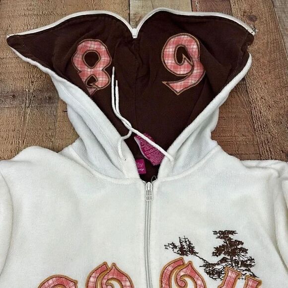 Disney Winnie The Pooh Full Zipper Soft Fleece Hoodie - Picture 10 of 10